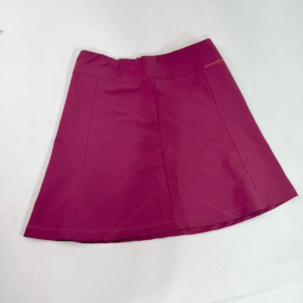 Adventure‎ Mini Skirt Womens 2 Pink Fuschia Tennis Pocket Back Zip Activewear